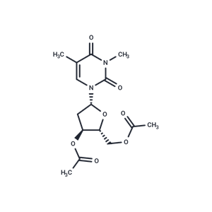 化合物 3’,5’-Di-O-acetyl-2’-deoxy-5,N3-dimethyl uridine|TNU1399|TargetMol