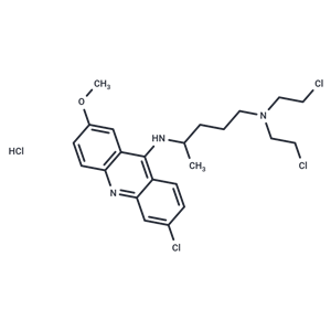 奎納克林芥末鹽酸鹽,Quinacrine mustard hydrochloride