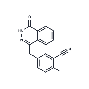 化合物 2-Fluoro-5-((4-oxo-3,4-dihydrophthalazin-1-yl)methyl)benzonitrile|T66763|TargetMol