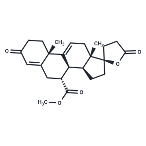 化合物 (2'R,7R,8R,10S,13S,14S)-Methyl 10,13-dimethyl-3,5'-dioxo-1,2,3,4',5',6,7,8,10,12,13,14,15,16-tetradecahydro-3'H-spiro[cyclopenta[a]phenanthrene-17,2'-furan]-7-carboxylate|T65404|TargetMol