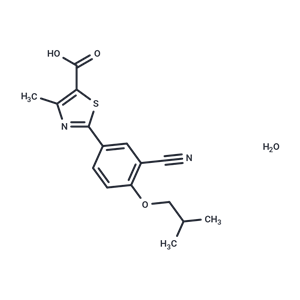 化合物 Febuxostat hemihydrate|T69247|TargetMol