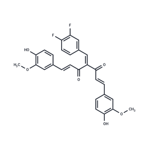 化合物 4-(3,4-Difluorobenzo)curcumin|T83881|TargetMol