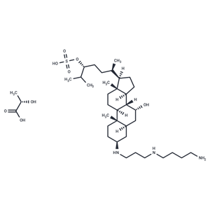 化合物 Squalamine lactate|T12996|TargetMol