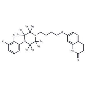 化合物 Aripiprazole (D8)|T10368|TargetMol