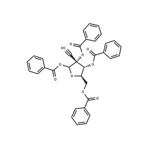 化合物 1’,2’,3’,5’-Tetra-O-benzoyl-2’-beta-C-ethynyl-D- ribofuranose,1’,2’,3’,5’-Tetra-O-benzoyl-2’-beta-C-ethynyl-D- ribofuranose