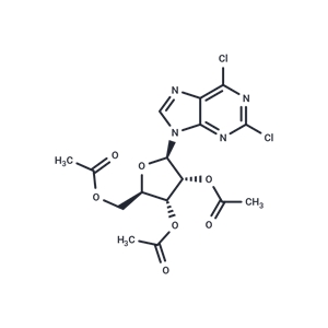 化合物 9-(2,3,5-Tri-O-acetyl-beta-D-ribofuranosyl)-2,6-dichloropurine|TNU1278|TargetMol