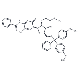 化合物 N4-Benzoyl-5’-O-(4,4’-dimethoxytrityl)-2’-O-(2-methoxyethyl)-5-methylcytidine|TNU1115|TargetMol