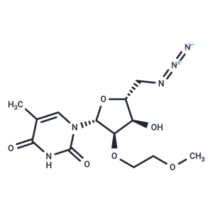 化合物 5’-Azido-5’-deoxy-2’-O-(2-methoxyethyl)-5-methyluridine|TNU1164|TargetMol