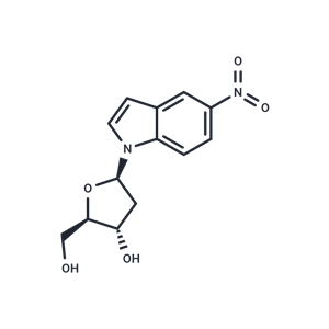 化合物 1-(b-D-2-Deoxyribofuranosyl)-5-nitroindole|TNU1318|TargetMol