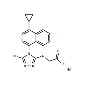 化合物 Lesinurad sodium|T21301|TargetMol