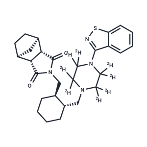 化合物 lurasidone-d8|TMIH-0313|TargetMol