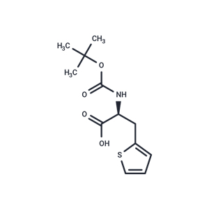 化合物 (S)-2-((tert-Butoxycarbonyl)amino)-3-(thiophen-2-yl)propanoic acid|T65340|TargetMol