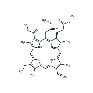 二氫卟吩 e6 三甲酯|T40435|TargetMol