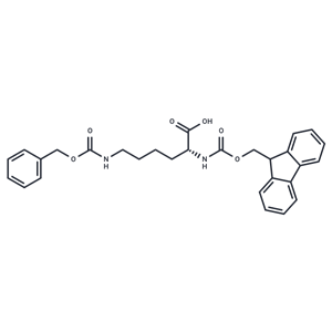 化合物 (R)-2-((((9H-Fluoren-9-yl)methoxy)carbonyl)amino)-6-(((benzyloxy)carbonyl)amino)hexanoic acid|T65187|TargetMol