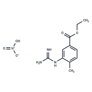 化合物 Ethyl 3-guanidino-4-methylbenzoate nitrate|T66321|TargetMol