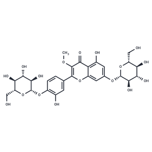 化合物 3-O-Methylquercetin 4',7-di-β-D-glucopyranoside|T83347|TargetMol