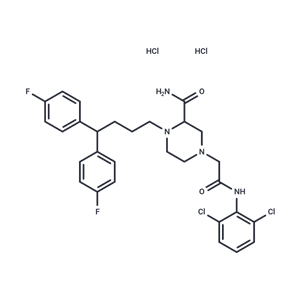 化合物 Mioflazine hydrochloride anhydrous|T68603|TargetMol