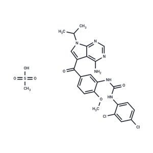 化合物 CE-245677 mesylate|T68286|TargetMol