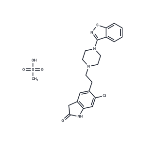 化合物 Ziprasidone mesylate|T63504|TargetMol