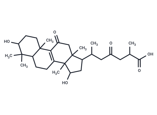 化合物 Ganolucidic acid B,Ganolucidic acid B