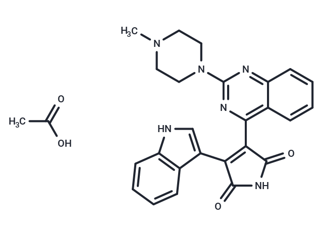 化合物 Sotrastaurin acetate,Sotrastaurin acetate