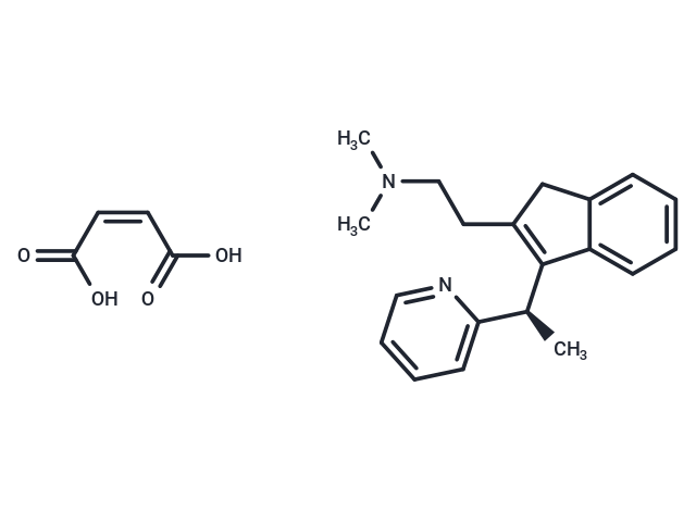 化合物 (R)-(+)-Dimethindene maleate,(R)-(+)-Dimethindene maleate