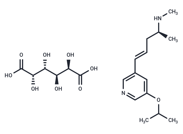 化合物 Ispronicline hemigalactarate,Ispronicline hemigalactarate