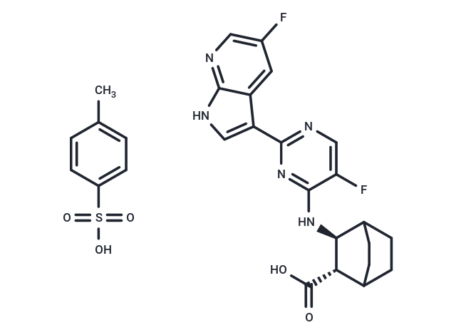 化合物 Pimodivir tosylate,Pimodivir tosylate