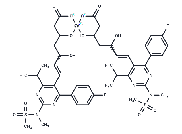 化合物 Rosuvastatin zinc salt,Rosuvastatin zinc salt