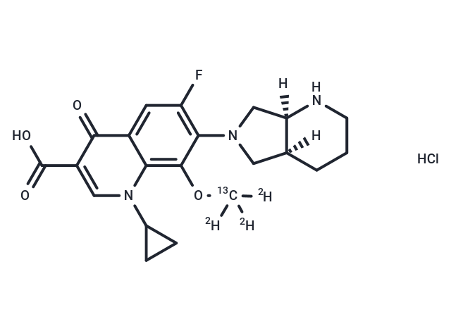 莫西沙星-13C-d3,Moxifloxacin-13C-d3