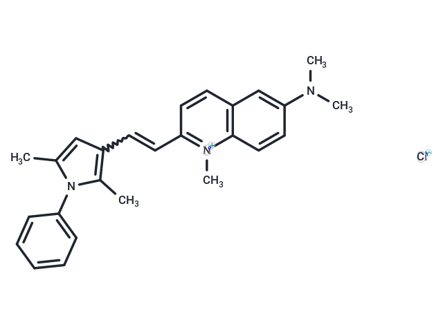 化合物 Pyrvinium chloride,Pyrvinium chloride