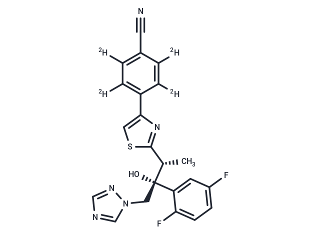 化合物 Isavuconazole-d4,Isavuconazole-d4