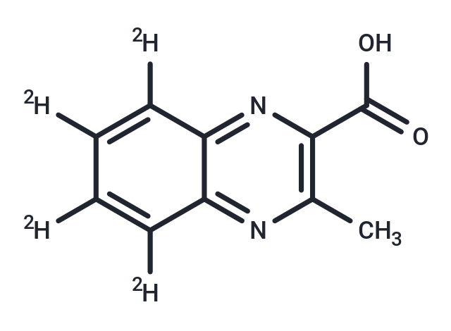 3-甲基-喹啉-2-甲酸-d4,3-Methyl-2-quinoxalinecarboxylic Acid-d4