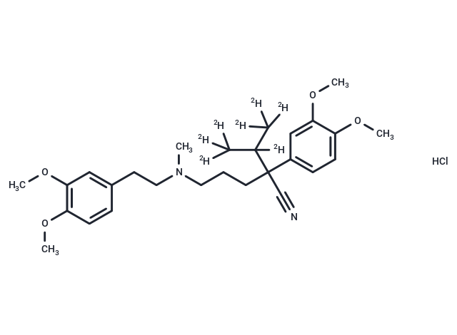 維拉帕米-d7鹽酸鹽,Verapamil-d7 Hydrochloride