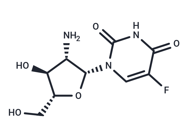 化合物 2’-Amino-2’-deoxy-5-fluoro-arabinouridine,2’-Amino-2’-deoxy-5-fluoro-arabinouridine