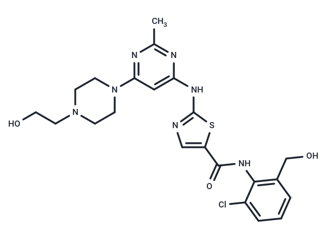 化合物 Hydroxymethyl dasatinib,Hydroxymethyl dasatinib