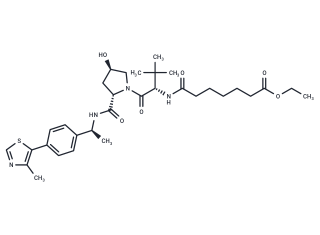 化合物 (S,R,S)-AHPC-Me-C7 ester,(S,R,S)-AHPC-Me-C7 ester