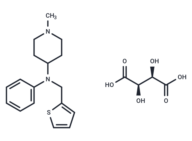 化合物 Thenalidine tartrate,Thenalidine tartrate