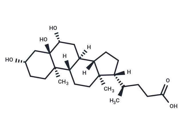 化合物 3β,5α,6β-Trihydroxycholanic Acid,3β,5α,6β-Trihydroxycholanic Acid