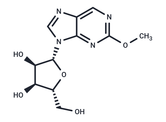 化合物 2-Methoxy-9-(beta-D-ribofuranosyl)purine,2-Methoxy-9-(beta-D-ribofuranosyl)purine