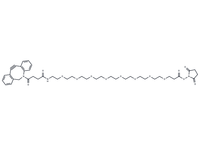 化合物 DBCO-PEG8-NHS ester,DBCO-PEG8-NHS ester