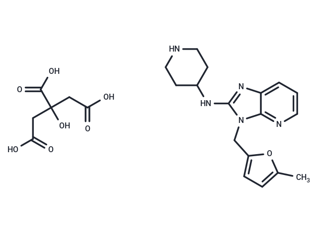 化合物 Noberastine citrate,Noberastine citrate