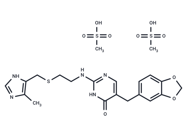 化合物 Oxmetidine mesylate,Oxmetidine mesylate