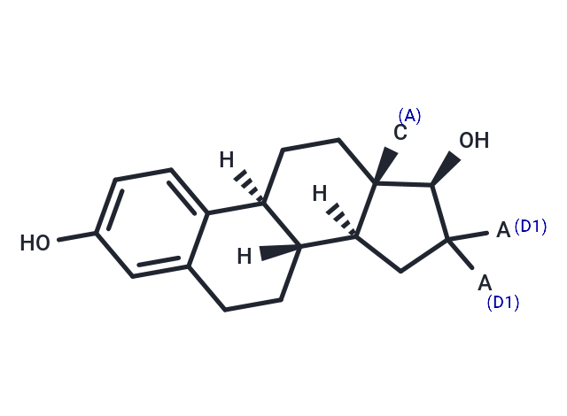 17β 雌二醇-16,16-d2,17β-Estradiol-16,16-d2