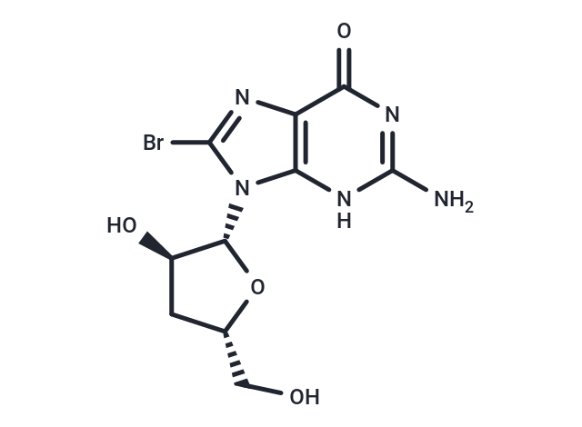 化合物 8-Bromo-3’-deoxyguanosine,8-Bromo-3’-deoxyguanosine