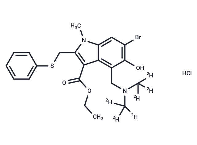 阿比多爾-d6,Arbidol-d6 Hydrochloride