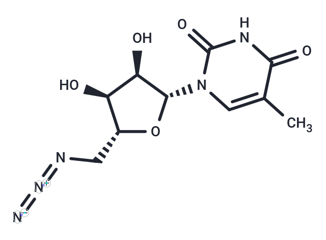 化合物 5’-Azido-5’-deoxy-5-methyluridine,5’-Azido-5’-deoxy-5-methyluridine