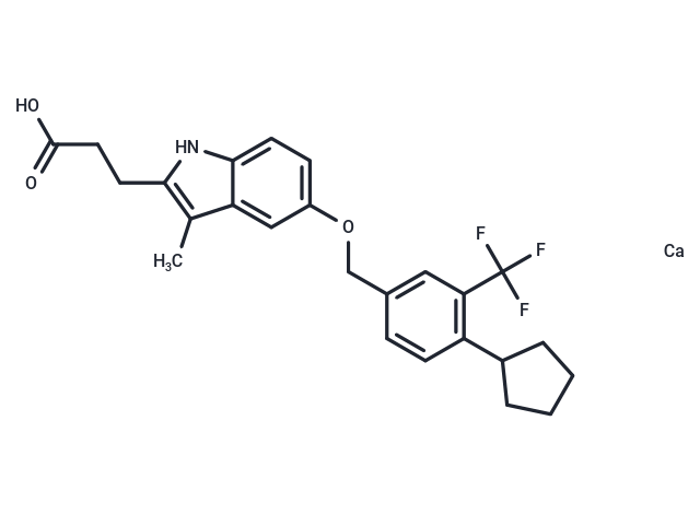 化合物 S1P1 agonist 6 hemicalcium,S1P1 agonist 6 hemicalcium