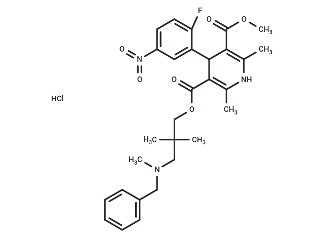 化合物 Palonidipine HCl,Palonidipine HCl