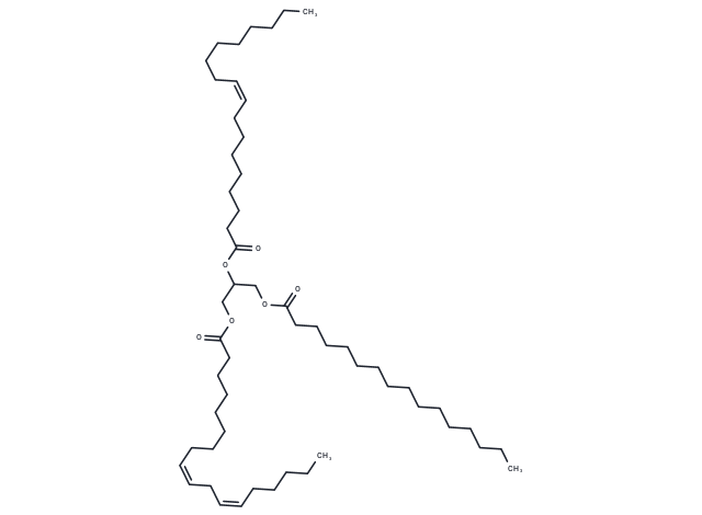 化合物 1-Palmitoyl-2-oleoyl-3-linoleoyl-rac-glycerol,1-Palmitoyl-2-oleoyl-3-linoleoyl-rac-glycerol